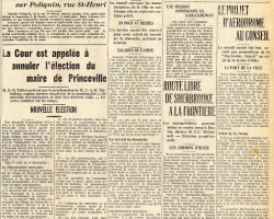 Les salaires des ouvriers du textile sont les plus bas à Sherbrooke. Mais certaines situations absurdes attirent encore davantage l’attention des journaux et des autorités municipales. Dans cet article, on dénonce une paie de 9 $ pour 65 heures de travail (0,13 $ de l’heure) d’un ouvrier de nuit à la Dominion Textile, et le renvoi d’un autre ouvrier parce qu’il a refusé de travailler le dimanche – le seul jour de congé obligatoire dans une semaine.