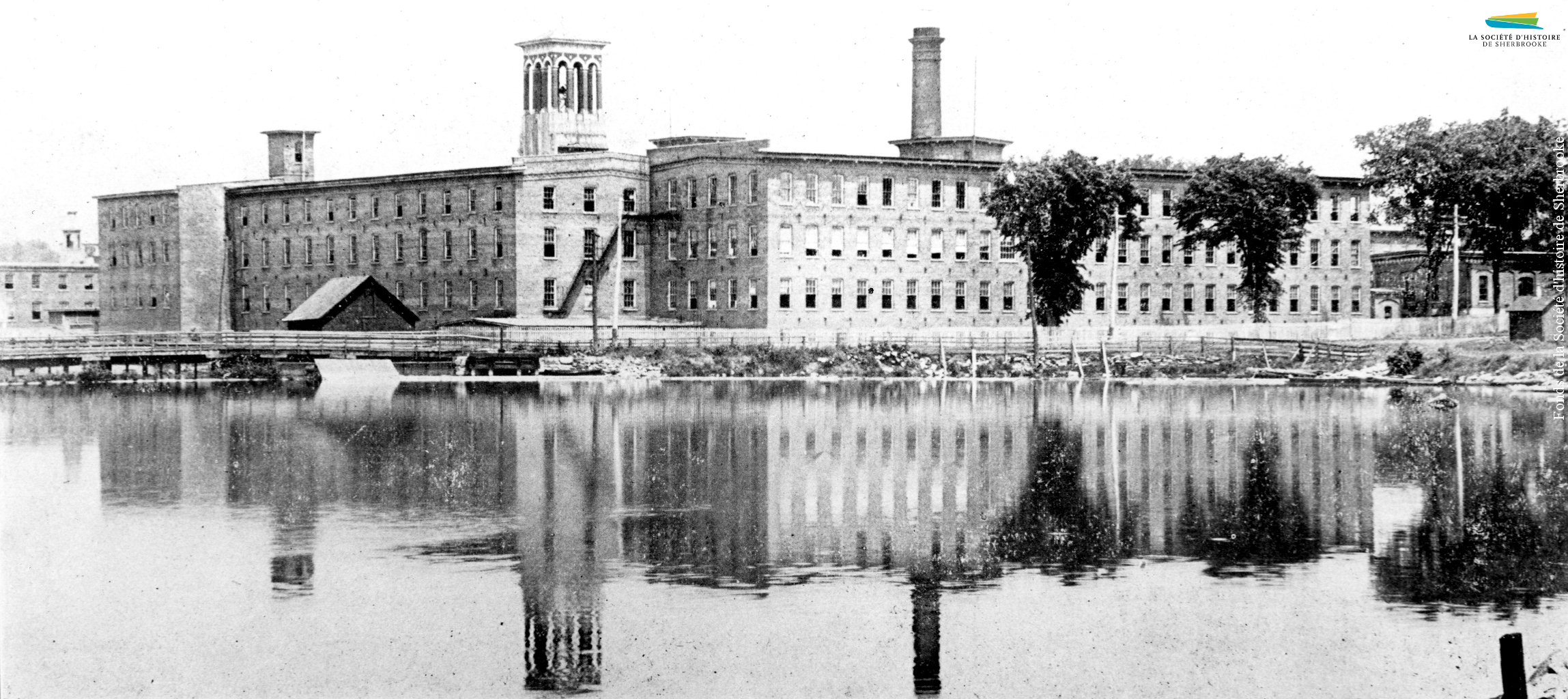 Le complexe industriel de l’usine de lainage Paton, vers 1910.